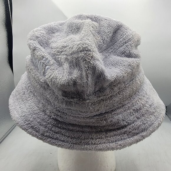 Levis Terry Cloth Womens Gray Bucket Hat With Bow Home Relax Casual Home - Picture 3 of 9